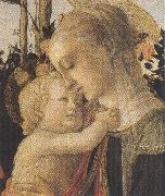 Sandro Botticelli Madonna of the Rose Garden or Madonna and Child with St John the Baptist oil painting on canvas